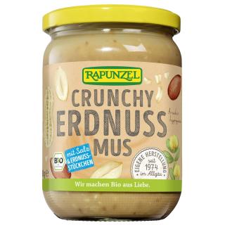 Erdnußmus crunchy mit Salz, 250g