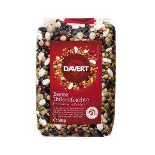 Bunte Hülsenfrüchte für Eintöpfe