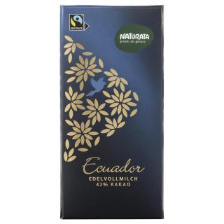 Edel-Vollmilch Schokolade Ecuador