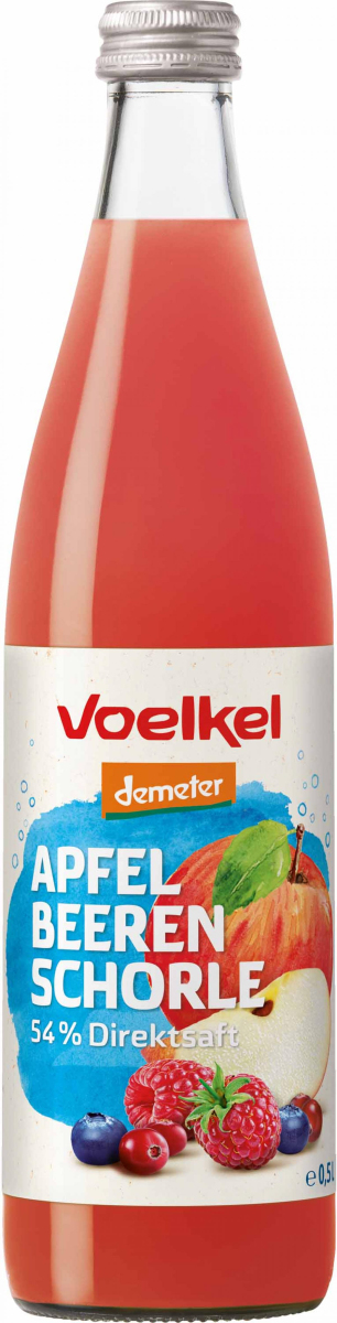 Apfel-Waldbeeren-Schorle