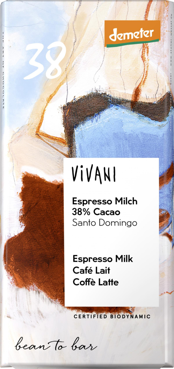 Espresso Milch 38% Cacao