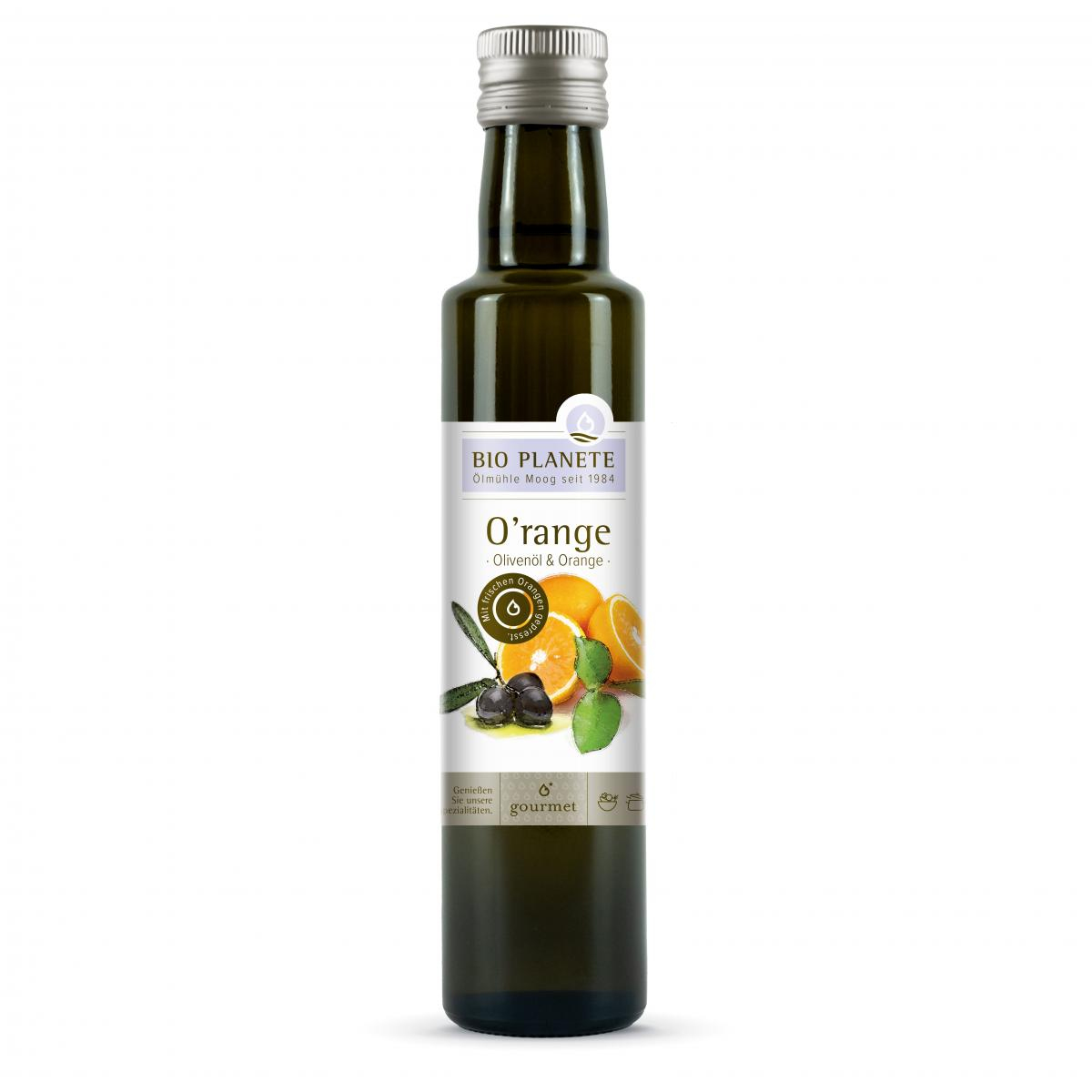 O''range Olivenöl mit Orange